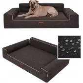 PillowPrim Glamour Hundebett Langlebig Wasserfest XXL 115x79cm