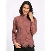 Witt Weiden Spitzen-Bluse in rosenholz | Gr.: 46