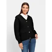 HEINE Strickjacke in schwarz | Gr.: 36