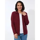 Witt Weiden Strickjacke in bordeaux | Gr.: 52