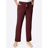 Casual Looks Cordhose , Damen, Gr. 25, Kurzgrößen, bordeaux, 100% Polyester, unifarben, Hosen Cordhose