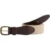 Silbon Ethnic Fabric Leather Gürtel