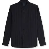 Olymp Langarmhemd "Casual", Herren, Gr. XL, N-Gr, schwarz, Web, Obermaterial: 100% Baumwolle, regular fit, 1-Knopf-Manschette, Hemden Langarmhemd, regular fit, Kentkragen