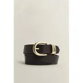 Gant Ledergürtel "CHUNKY KEEPER LEATHER BELT" Größenverstellbar durch Einfachdornschließe