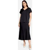 Vera Mont Maxirock "Damen wadenlang" Material