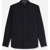 Olymp Langarmhemd "Casual", Herren, Gr. S, N-Gr, schwarz, Web, Obermaterial: 100% Baumwolle, regular fit, 1-Knopf-Manschette, Hemden Langarmhemd, regular fit, Kentkragen, Topseller