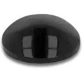 DeLOCK 18309, Schwarz, Thermoplastisches Elastomer (TPE), Rund, 1 cm, 3 mm, 50 Stück(e)