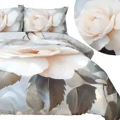 Darymex SATYNLOVE PREMIUM Bettwäsche Baumwollsatin Blumenmuster