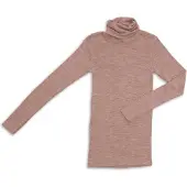 Engel - Women's Damen-Rolli L/S - Seidenunterwäsche Gr 34/36 braun