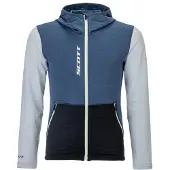 SCOTT - Kid's Hoody Defined Light - Fleecejacke Gr 164 blau/grau