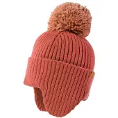 Maximo - Kid's Mini-Mütze mit Pompon - Mütze Gr 53-55 cm rot