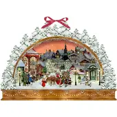 Sonstige Verlage Wand-Adventskalender - Nostalgischer Lichterbogen