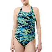 Speedo Hyperboom Print Medalist Badeanzug