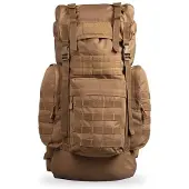 Mil-Tec Sturm Militärrucksack GEN II, coyote, 65 Liter, ca. 35x62,5x18,5 cm