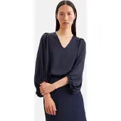 Seidensticker Tunika , Damen, Gr. 34, blau, 75% Acetat, 25% Polyester, unifarben, Tuniken Tunika
