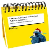 Reclam Krümelmonsters krümeliger Adventskalender. 24 Postkarten für die Weihnachtszeit (Advents-Postkartenaufsteller)