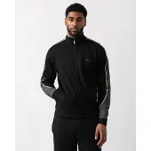 BOSS für Herren. 50554793 Baumwolljacke mit Reißverschluss und kontrastierenden schwarzen Details (XL), Heimtextilien, Baumwolle