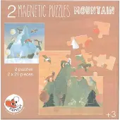 Egmont toys Magnetisches Puzzle-Buch Berge – Abenteuer für kleine Entdecker