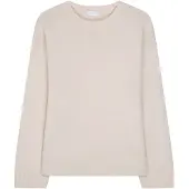 Seidensticker Strickpullover , Damen, Gr. M, natur, 80% Wolle, 15% Polyamid, 5% Kaschmir, unifarben, relaxed fit, Rundhals, Pullover Strickpullover, Sweater Uni