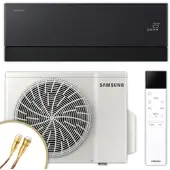 Samsung Split Klimaanlage Set | WindFree Première | 2,0 kW | Schwarz | Quick-Connect
