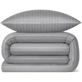 Softimi Damast Bettwäsche Set 140x200 cm 100% Baumwolle