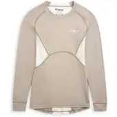 Bergans Inner:pure Merino Long Sleeve Women sandstone/vanilla white (25775) L