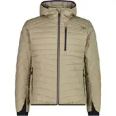 CMP Herren Kunstfaserjacke beige Größe M Trekking Wasserabweisend Primaloft