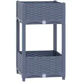 Syfax Hochbeet 40x40x71 cm Polypropylen