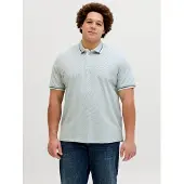 Jack & Jones Plus Size Einfarbig Poloshirt