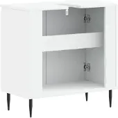 vidaXL Waschbeckenschrank ZWOLLE Weiß 59,5 x 31,5 x 59 cm