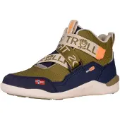 TROLLKIDS Barfußschuh "KIDS NORDFJORD BAREFOOT WINTER HIKER" wasserdicht, warmes Fleecefutter