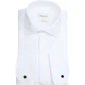 Profuomo Tuxedo Hemd Doppel Manschette Weiß