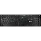 Cherry KW 9100 SLIM, Kabellos, RF Wireless + Bluetooth, QWERTY, Schwarz