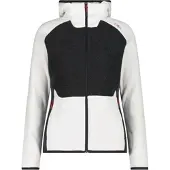 CMP Woman Jacket FIX Hood carbone mel-b.co gesso (99UZ) 40