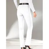 Casual Looks 5-Pocket-Jeans , Damen, Gr. 19, Kurzgrößen, weiß, 98% Baumwolle, 2% Elasthan, unifarben, lang, Jeans 5-Pocket-Jeans