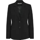 Fransa Blusenblazer "Damen Blazer FRABIGAIL", Damen, Gr. 36, schwarz, Obermaterial: 60% Polyester PES. 35% Viskose CV. 5% Elasthan EL., Blazer Blusenblazer