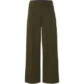 Ichi IHKATE Jacquard Damen Hose Stoffhose Culotte-Hose mit Reißverschluss Ziernä