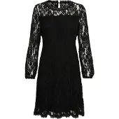 Cream Midikleid "Damen Kleid CRKit", Damen, Gr. M, N-Gr, schwarz (pitch schwarz), Obermaterial: 60% Nylon NY. 40% Baumwolle CO., Kleider Midikleid