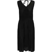 Kaffe Midikleid "Damen Kleid KAvalery", Damen, Gr. 44, N-Gr, schwarz (schwarz deep), Obermaterial: 100% Viskose LENZING ECOVERO CV LenzEcov., Kleider Midikleid