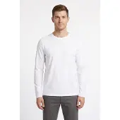 FYNCH-HATTON Langarmshirt mit Logo Stickerei