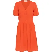 Kaffe Midikleid "Damen Kleid KAronna", Damen, Gr. 40, N-Gr, rot (grenadine), Obermaterial: 100% Viskose LENZING ECOVERO CV LenzEcov., Kleider Midikleid