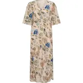 Cream Midikleid "Damen Kleid CRHailey", Damen, Gr. 38, N-Gr, blau (hailey print with blau), Obermaterial: 70% Viskose CV. 30% Baumwolle CO., Kleider Midikleid