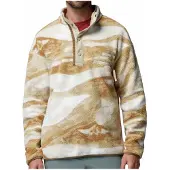 Columbia - Helvetia II Printed Half Snap Fleece - Fleecepullover Gr XXL beige