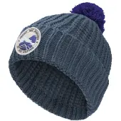 Jack Wolfskin - Kid's Pompom Badge Beanie - Mütze Gr M - 51 - 53 cm blau