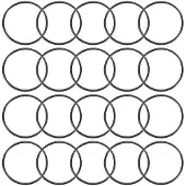 OEM Nitril-O-Ring-Set 20er 58mm 51,8mm 3,1mm