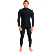Quiksilver Neoprenanzug "3/2mm Everyday Sessions", Herren, Gr. M (175-180cm)/ 68-77kg, schwarz, Obermaterial: 87% Polyester, 13% Elasthan., Sportanzüge Neoprenanzug