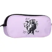 Vadobag 920-02249, Weiches Federmäppchen, Pink, Mehrfarbig, Abbildung, Mädchen, Reißverschluss, Kind