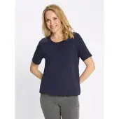 Sieh an! Kurzarm-Shirt in marine | Gr.: 48