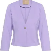 Culture Blusenblazer "Damen Blazer CUpiil", Damen, Gr. 38, lila (violet tulip), Obermaterial: 74% Polyester PES. 22% Viskose CV. 4% Elasthan EL., Blazer Blusenblazer
