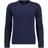 Ragman 1100000002199 , Herren, Gr. 58, blau (marineblau), Strick, 100% Baumwolle, ohne Ausschnitt, Pullover 1100000002199